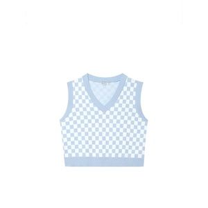 Stradivarius New Check Waistcoat